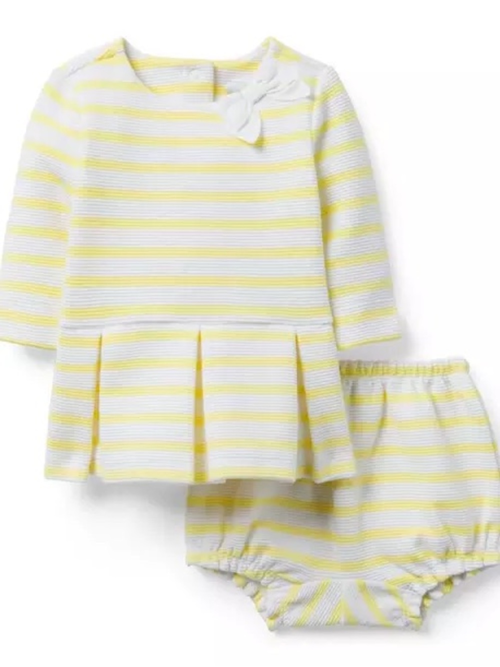 Janie and Jack Striped Peplum Matching Set
